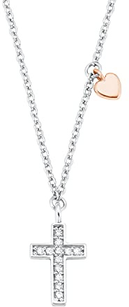 s.Oliver 925 Sterling Silber Mädchen Kinder Schmuck, mit Zirkonia synth., Motiv, Kommt in Schmuck Geschenk Box
