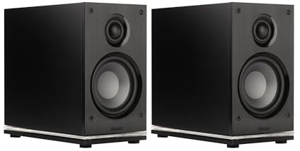 Magnat Signature Edelstein Schwarz Matt Lack Paar Aktion Kompakter 2-Wege High-End Regal Lautsprecher