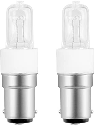 SCNNC Leuchtmittel B15 Dimmbar Warmweiß 2700K, Lampen B15d Klar für Wandlampe, 2 Stück
