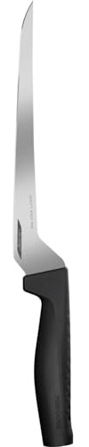 Fiskars Filetiermesser, Hard Edge, Elegantes Design, Gesamtlänge: 32,1 cm | Rostfreier Stahl/Kunststoff, 1054946