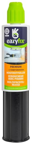 EAZYFIX Holzspachtelmasse 150 ml - Premium 2K Holzkitt - schleifbar, überstreichbar und einfach anzuwenden