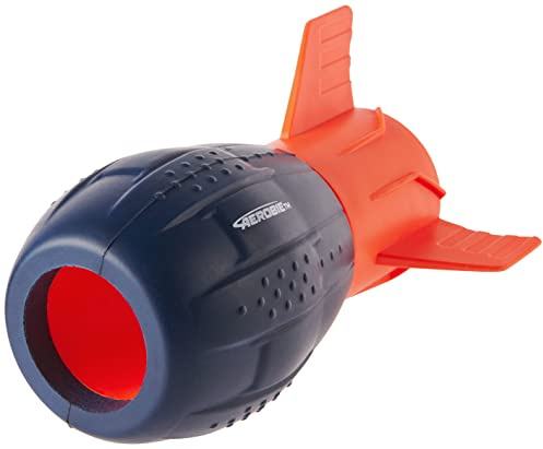 Aerobie Super Sonic Fin Catch Football, Outdoor-Spielzeug aus weichem Material, für Kinder und Erwachsene ab 8 Jahren, Blau/Orange
