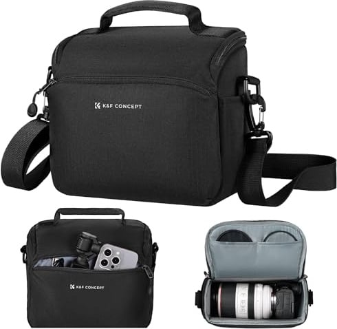 K&F CONCEPT Kamera-Rucksack Kameratasche, SLR-Taschen Umhängetasche, Camera Bag Liner-Tasche, Fototasche für Fotografen Geeignet für den täglichen Gebrauch