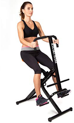 TOTAL Crunch - Ganzkörper Fitnessgerät - Bauchtrainer für Zuhause - Trainingsgerät für Arme, Beine, Bauch & Rücken - Ganzkörpertrainer für effektives Muskeltraining & leichtes Cardio Workout, klappbar