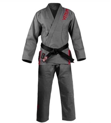 Venum BJJ-Kimono Contender 3.0 (380 GSM) - Sturmgrau - A4