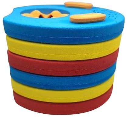 Schwimmscheiben, 6 Stück Schwimmscheiben, Schwimmflügel aus EVA-Schaumstoff, Schwimmringe für Wasserparks, Schwimmbäder, Strände, Teiche