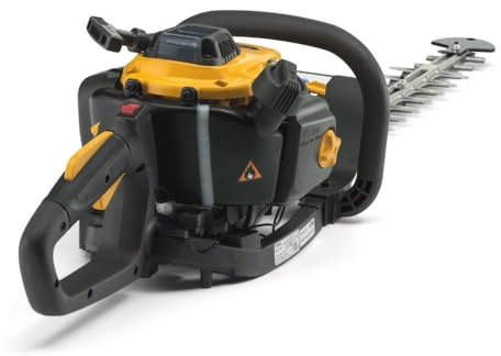 STIGA Benzin-Heckenschere HT 525, Leichter 22,5ccm Motor, 650W, 60cm Dual Action-Klingen, Grau/Gelb