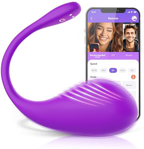 Vibration für Frauen mit APP, Vibrator Sex Spielzeug für die Frau mit 9 Vibrationsmodi, Vibratorensets für frauen Sex Spielzeug für die Paare, Sexspielzeug Vibratoren Sex Toys