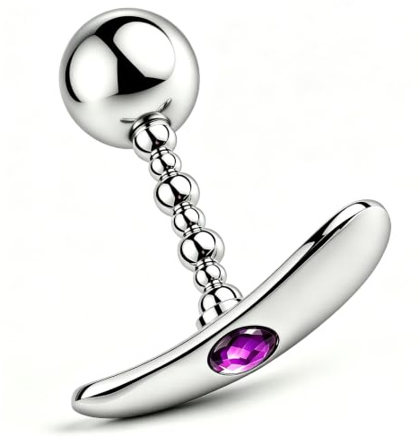 Analplug# für Frauen Anal Beads Edelstahl Ankerbasis für Paare Männer | Analplug & Anal Beads Kombi aus Edelstahl. Ankerfuß für Sicherheit. Mehrere Kugeln. Für sanfte Dehnung & BDSM.