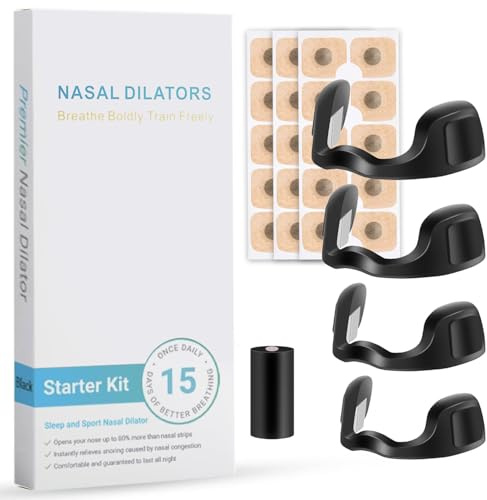 Nasenpflaster Magnet – Nasenpflaster Magnetisch gegen Schnarchen – Starker Kleber – für freies Atmen, Sport-Performance & mehr Fokus Anti Schnarch Schnarchstopper (BLACK)