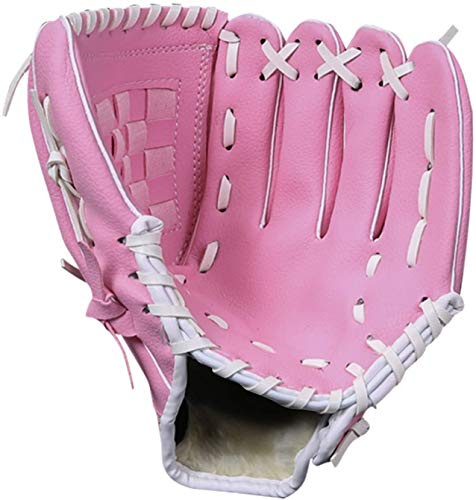 ZYYRSS Baseballhandschuh Sportschlaghandschuhe mit weichen, soliden PU-Lederverdickungskrügen Softballhandschuhe für Jugendliche Erwachsene, linker Handschuh für Rechtshänder