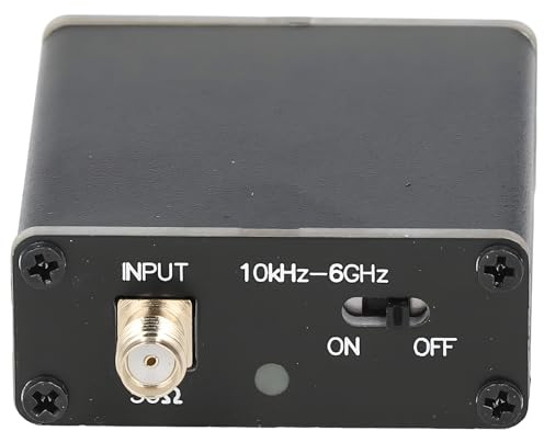 Telituny Rauscharmer Verstärker, 10K-6GHz Ultra-Low-Rausch-RF-Verstärker, HF Breitband LNA Verstärker Hohe Verstärkung 20 DB, +35 DBm IP3, für HAM-Radios FM-Empfänger Signalverstärker Kabelfernsehen