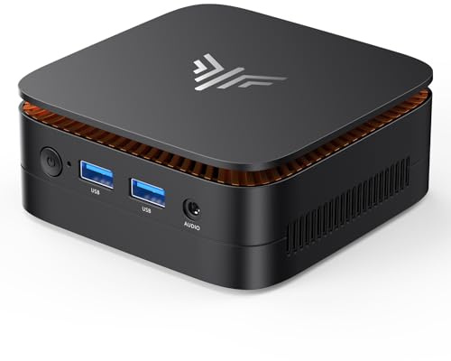 NiPoGi Essenx E1 Mini PC AMD Ryzen 3250U W-11 Pro(2C/4T, bis zu 3,5 GHz) 8GB DDR4 RAM+256GB SSD, 4K@60Hz Dual Display HDMI 2.0+DP 1.4/Wi-Fi 5/BT 4.2/LAN, Desktop-PC für Büro/Bildung