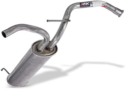 ATEC Germany 1x Endschalldämpfer | Kompatibel mit: CITROËN C1, PEUGEOT 107, TOYOTA AYGO