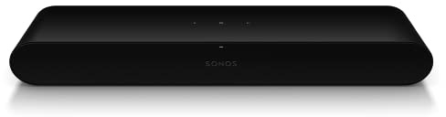 Sonos Ray Soundbar – Einzigartig kompakte All-in-One-Soundbar mit Blockbuster-Sound für Filme, Spiele und WLAN-Musikstreaming – Kompatibel App und Apple AirPlay – In Schwarz
