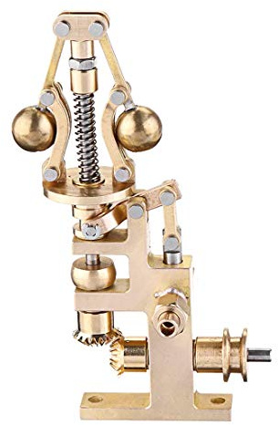 BuildCubes 58 x 36 x 90mm Mini Dampfmaschine Bausatz Flyball Gouverneur mit 3mm Dampf Rohranschluss, Flyball Fliehkraftregler für Dampfmaschinen Modellbausatz, Spielzeug Geschenk