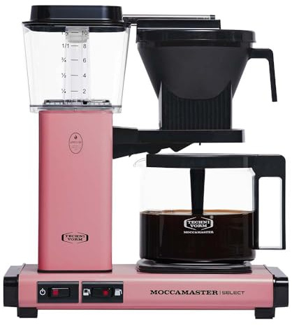 Moccamaster KBG Select, Kaffeemaschine Filtermaschine, Kaffeebereiter, Pink, 1.25L
