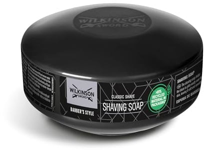 Wilkinson Sword Rasierseife im Tiegel Vintage Edition - besonders ergibig - sanft und für alle Hauttypen 125g