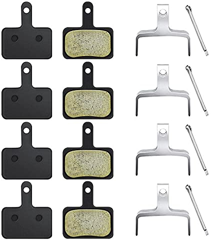 4 Paar Harz Bremsbeläge Fahrrad Scheibenbremse für B01S, B03S,B05S Fahrrad Bremsen Bike Beläge I Bremsbelag I Scheibenbremsbeläge High Performance für Deore, TRP, Tektro