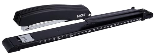 EAGLE Langarmhefter 300mm – Professioneller Langarm Tacker für 24/6 & 26/6 | Mit präzisem Lineal bis 30cm. Perfekt für Broschüren, Zeitungen, Büros, Kanzleien & Dokumentenmanagement.