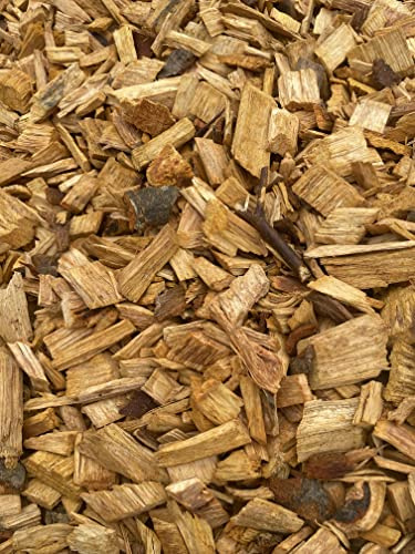100L Holzhackschnitzel grobe Stücke Garten Beete Unkrautschutz in Top Qualität Einstreu Hackschnitzel Holz