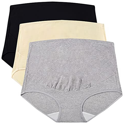 Mama Cotton Umstandsunterwäsche, Damenunterwäsche, Umstandspanties (L - 3XL, Multipack)