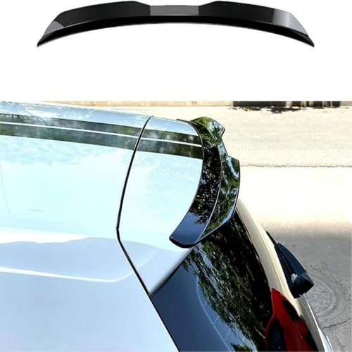 CQAQACQ Heckspoiler für Skoda Kamiq 2019 2020 2021 2022 2023 2024 2025, Spoiler Heckflügel Auto Tuning Karosserie Styling Exterieur Zubehör,Gloss Black