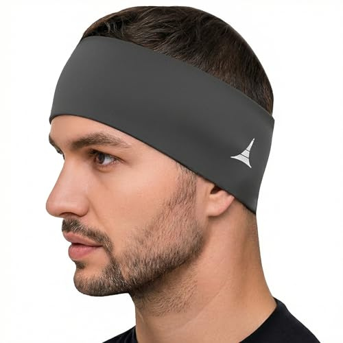 French Fitness Revolution - Dehnbares Sport-Stirnband Männer & Frauen - Schweißband zum Laufen, Radfahren, Basketball, Yoga, Fitness - feuchtigkeitsableitendes Workout-Haarband