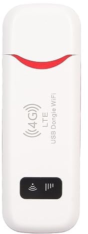 VBESTLIFE Entsperrter Mobiler 4G LTE-WLAN-Hotspot-Router mit SIM-Kartensteckplatz, Unterstützung für Drahtlose Reisepartner B1/B3/B5/B7/B8/B20 in Europa, Karibik, Südamerika, Afrika