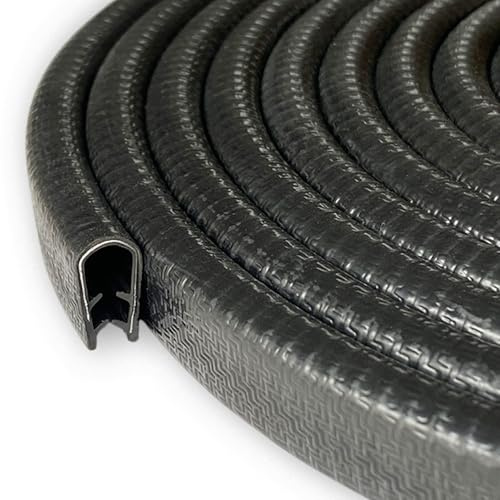 Kantenschutz für Blech Klemmbereich 1-2 mm Gummiprofile Türkantenschutz Auto u Gummiprofil für Die Meisten Autos Blechverarbeitung Bootsbau Handwerk Haushalt 10M(10, 2mm)