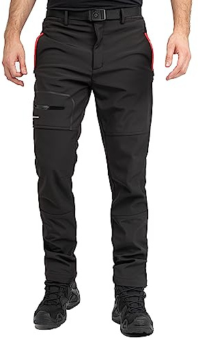 Höhenhorn Trekmaster Herren Wanderhose Softshellhose Winter Outdoorhose Gefüttert Snowboardhose