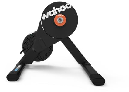 Wahoo Fitness KICKR CORE 2 Indoor Fahrradtrainer mit ZWIFT COG und Click - Orange Zahnrad 3. Generation