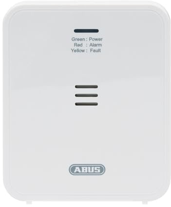 ABUS Kohlenmonoxid-Melder COWM370 - CO-Melder mit 7-Jahres-Sensor, 85 dB lautem Alarm; Prüftaste & 3 Jahre Batterielebensdauer - Weiß
