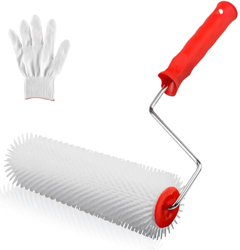 23 cm Entlüftungsroller Stachelwalze Handstachelwalze Entlüftungsroller zur Entlüftung von Bodenbeschichtungen (fig. reaktionär)