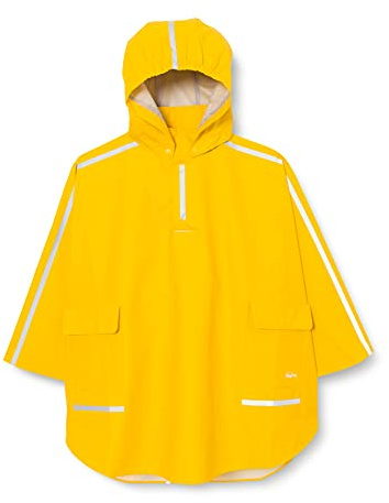 Playshoes Regen-Cape Langer Rücken Unisex Kinder,Gelb,141