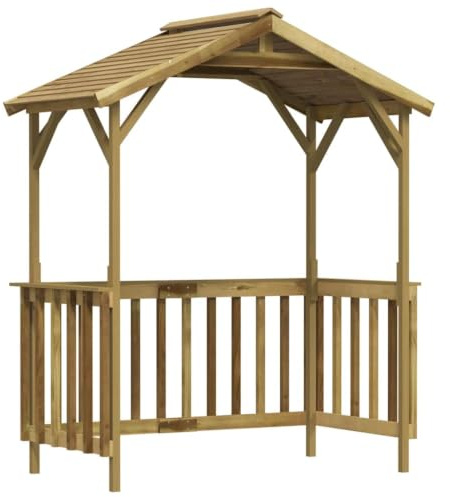 Myheimly Grillpavillon Kiefernholz Imprägniert 163,5x93x210 cm