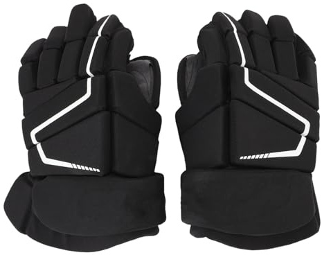 Dilwe Hockeyhandschuhe, Nylon Eva Foam Street Hockey Handschuhe, Schutz, 33 cm Länge für Jugend, Junior, Senior, Profispieler und Amateure