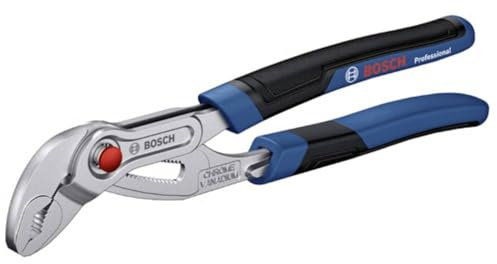 Bosch Professional Wasserpumpenzange (250 mm, 2K-Softgrip, Chrom-Vanadium-Stahl)