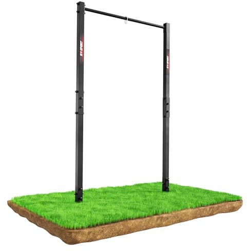K-Sport: Stationäre Outdoor-Klimmzugstange bis 150kg belastbar I Wetterfeste Kraftstation mit Pull-Up Bar I Klimmzugturm für Muskeltraining, inkl. E-Book