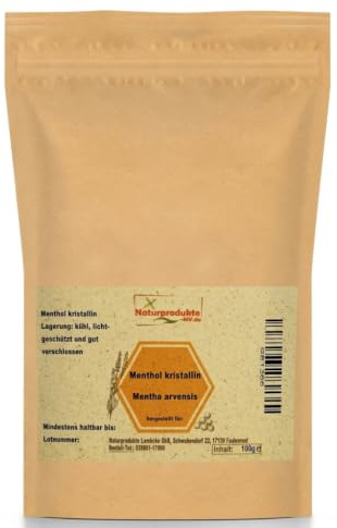 Mentholkristalle (100g) Menthol Kristalle Sauna Aufguss