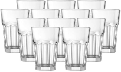 Ritzenhoff & Breker Longdrinkgläser-Set Riad, 6-teilig, 420 ml, Glas, Weiß, Klar
