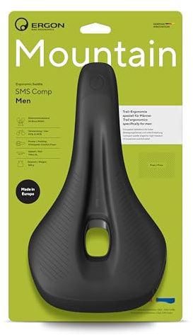 Ergon SMS Comp Men ergonomischer MTB E-Bike Fahrrad Sattel schwarz: Größe: M/L (12-16cm)