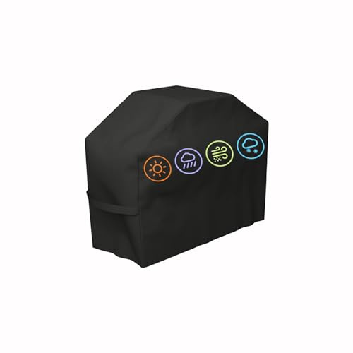 Grillabdeckung,Grillabdeckung Wetterfest,Grill Abdeckhaube, Gasgrill,Gasgrill Abdeckung,Abdeckplane Grill,Wasserdicht,Winddicht,UV-Beständiges,Reißfest Grill (145 x61 x117)