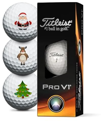 Titleist Pro V1 Weihnachts-Golfbälle - 3er Pack