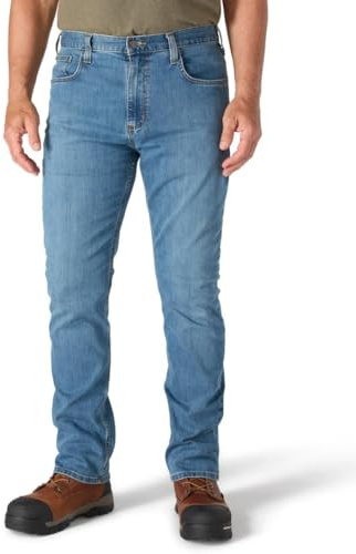 Carhartt, Herren, Rugged Flex® Lockere Jeans mit 5 Taschen, Coldwater, W33/L32