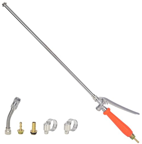 PEESHON Sprühstab aus Metall,3/8 Zoll & 1/4 Zoll Messing Barb Universal SprühstabErsatz,Hochdruckreiniger Sprühlanze Sprühstab mit Einstellbarer Düse für Unkraut,Garten und Autowäsche