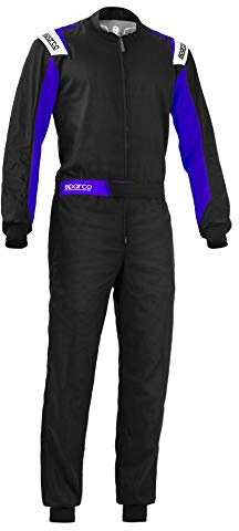 Sparco Unisex Rookie Kart Anzug, Blck/Elc, M EU