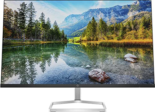 HP M27fe Monitor - 27 Zoll Bildschirm, Full HD IPS Display, 75Hz, 5ms Reakstionszeit, VGA, 2x HDMI, AMD Freesync, schwarz
