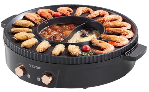 VEVOR YS-KS2212 Multifunktionale BBQ Hot Pot, Kunststoff