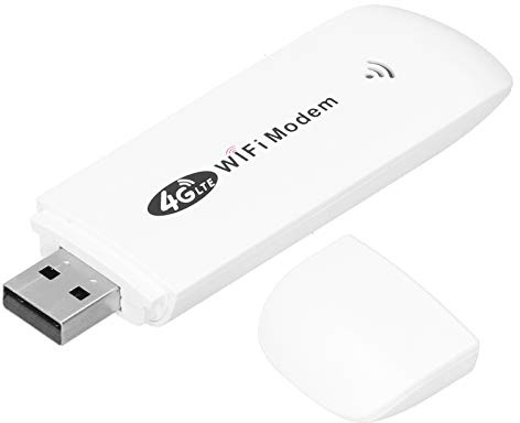 4G LTE USB Netzwerkadapter WLAN Hotspot Router Modem Stick, Netzwerkadapter Teilen Sich bis zu 10 WLAN Nutzer kompatibel mit Android